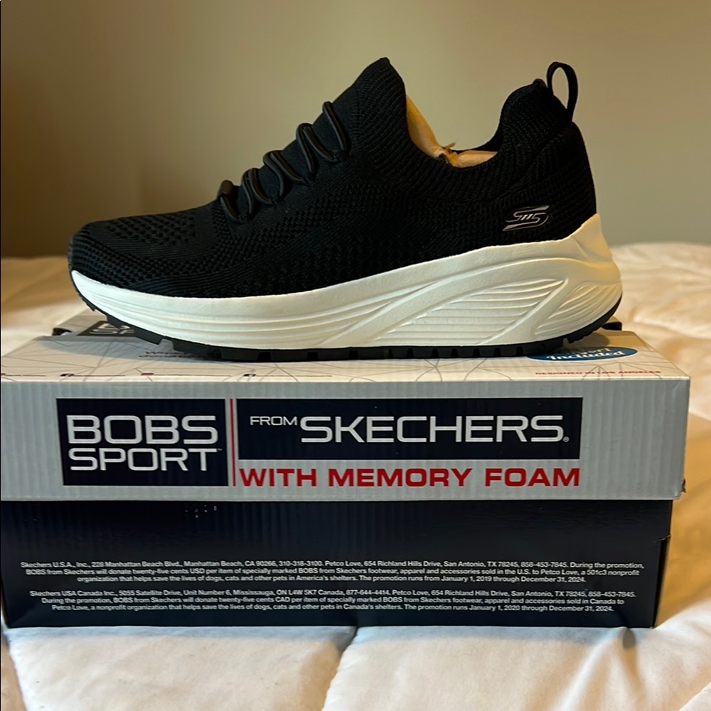 Skechers Womens Black Sport Shoes